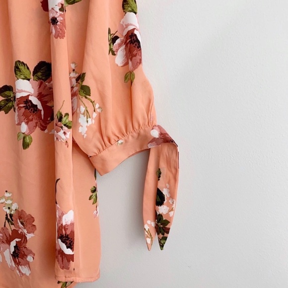 My Michelle Lazy Shoulder Floral Blouse - Picture 3 of 5